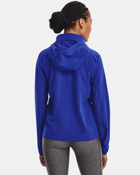 Women's UA Squad 3.0 Warm-Up Full-Zip Jacket, Blue, pdpMainDesktop image number 1